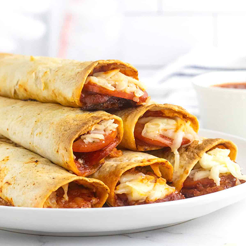 Tasty Pizza Wraps